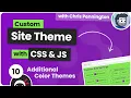 Custom Site Theme Picker Tutorial - Additional Colours Themes