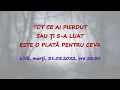 TOT CE AI PIERDUT SAU ȚI S-A LUAT ESTE O PLATĂ PENTRU CEVA