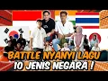Download Lagu LELAKI VS PEREMPUAN AI TEAM !!! NYANYI 10 JENIS LAGU NEGARA \u0026 BAHASA...