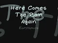 Here Comes The Rain Again Eurythmics