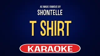 shontelle t shirt karaoke version 