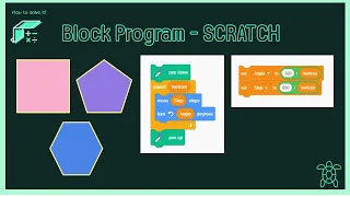 How to draw a regular polygon by coding SCRATCH Python