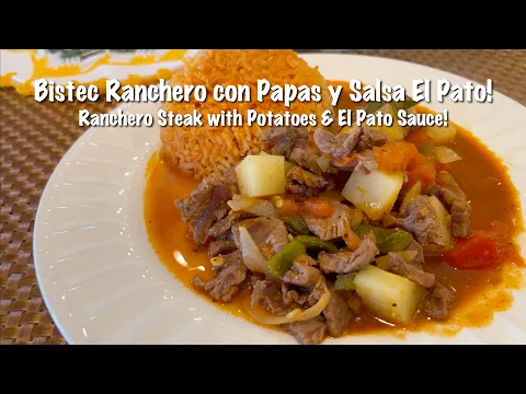 Download MP3 Bistec Ranchero con Papas y Salsa El Pato - Ranchero Steak with Potatoes & El Pato Sauce!