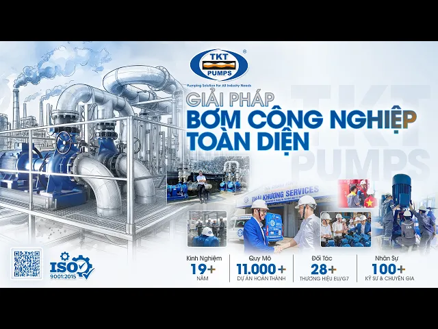 Hệ thống bơm công nghiệp và kho hàng TKT Pumps