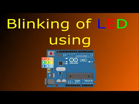 Download MP3 Blinking LED using Arduino UNO in TinkerCAD