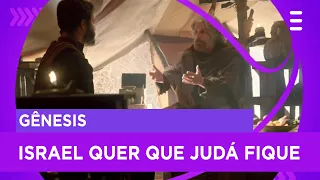 Israel tenta convencer Judá a ficar no acampamento | Gênesis