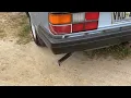 Rear muffler delete on the Volvo