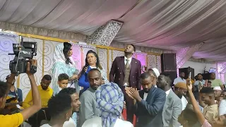 ايلاف عبدالعزيز عصمت بكرى ريان الساتة بدا معاي حفل ٢٠٢٢ زواج اخت الفنانه إيلاف عبدالعزيز 