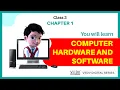 COMPUTER HARDWARE AND SOFTWARE - class 3 chapter 1 English