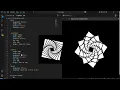 How to design Twisting Squares with HTML CSS