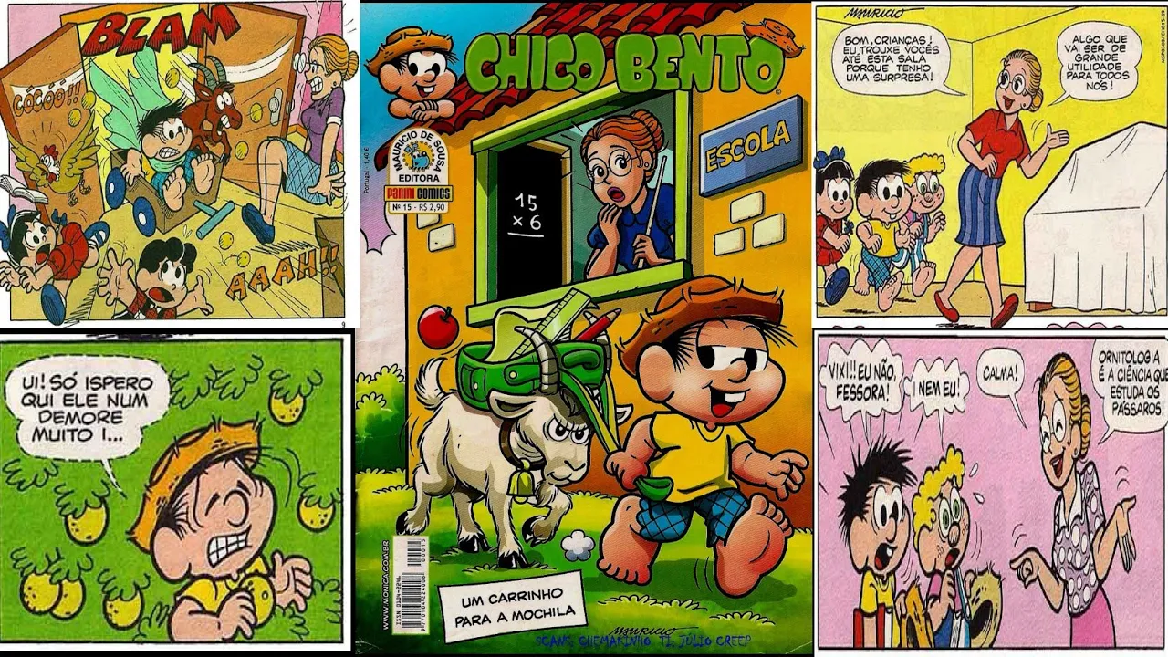 Gibi do Chico Bento 1ª Série - n° 15 | Histórias em Quadrinhos do Chico Bento |  Ft. @Wallace Gibis