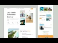 Build Responsive Tour Travel Website Design Using HTML CSS JAVASCRIPT Step By Step Tutorial