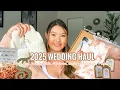 EVERYTHING I ve Bought for My 2025 Wedding decor haul bach trip gifts morning of essentials etc