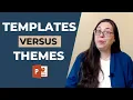PowerPoint Templates vs Themes vs Layouts PowerPoint Basics