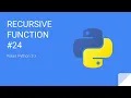 Kelas Python 3 - Fungsi Rekursi
