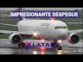 Download Lagu LATAM LA8113. Increíble despegue con lluvia de este 763