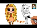 How to Draw Poppy Rainbow High Fashion Doll