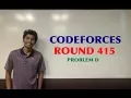 Codeforces Round 415 - Div II