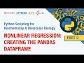 Nonlinear regression Creating the Pandas DataFrame