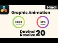 Circular Progress Bar Motion Graphic Animation Davinci Resolve