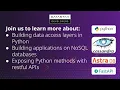 Get Excited about Python and NoSQL with Apache Cassandra