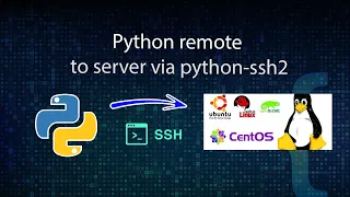 Python remote to server via python-ssh2