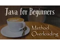 Method Overloading - Java for Beginners