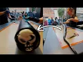 Incredible Halloween Skull with Vibrant Crowd ππ