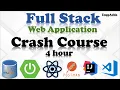 React Spring Boot MySQL Full Stack Complete Crash Course Develop Full Stack Web Application