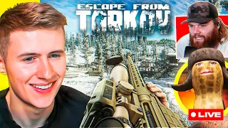 🛑 PLAYING TARKOV FOR THE FIRST TIME w/ THEBURNTPEANUT, HUTCH & DRAC 🛑