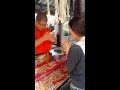 Blessing of Mala Beads-Chiangmai Thailand
