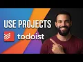 How To Use Projects Todoist Step By Step Guide