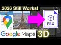 How to Export Google Map 3D to Blender Save as FBX 2026 Tutorial