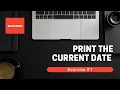 How to print the Current DATE in Python