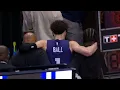 LaMelo Ball gets carried to locker room after ankle injury vs Magic