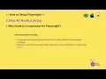 Step 2 - Why Node js is important for playwright Setup Node js