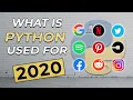 What is Python used for Why is Python so popular Who is using Python in 2020