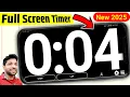 Timer App Full Screen Timer timer app for study timer kaise lagate hain