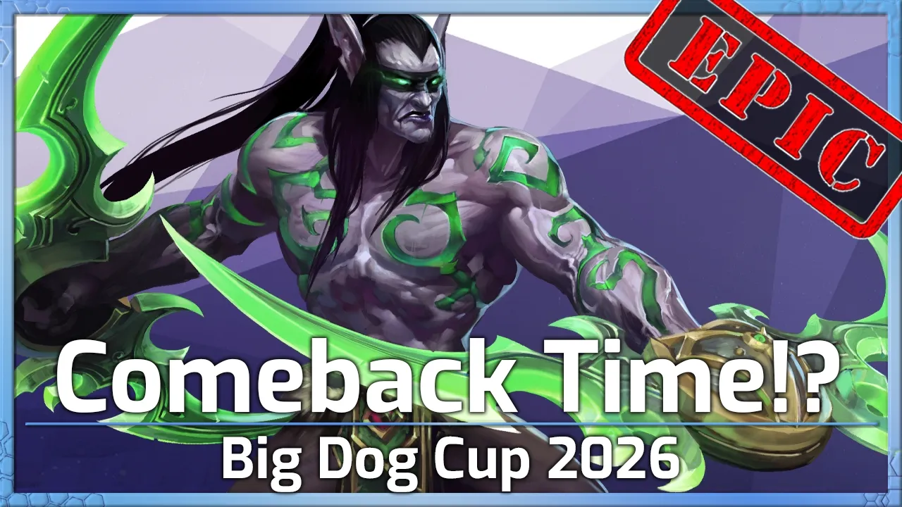 EPIC Comeback Time?! - Big Dog Cup - Heroes of the Storm