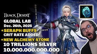 BDO New Alchemy Stones Worth Over 10 Trillions of Silver Seraph Got Tiny Buf Effective Buffs