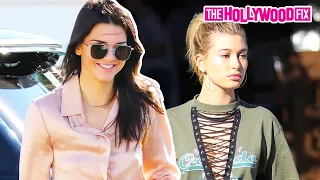 Kendall Jenner Hailey Bieber Are Asked About Justin Bieber Selena Gomez Gigi Hadid In B H