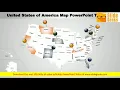 USA Map Free Powerpoint Diagram