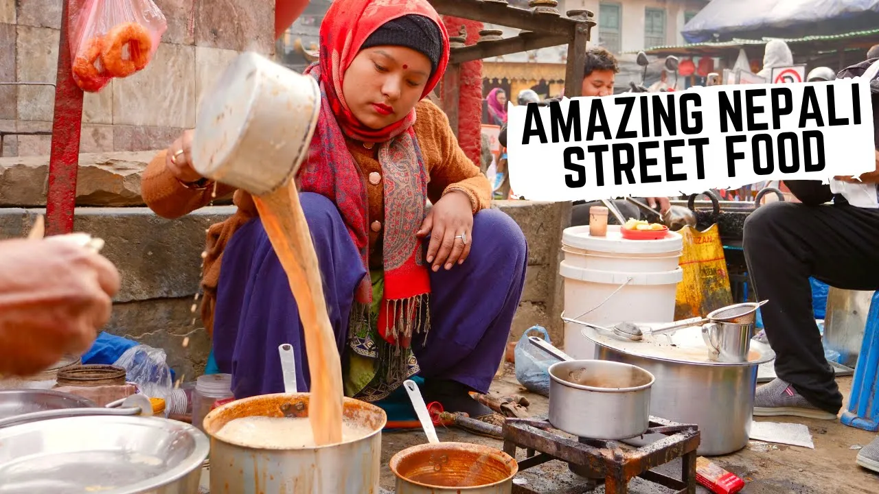 NEPALI STREET FOOD feast in KATHMANDU, Nepal | Best MOMOS in Kathmandu + traditional Newari food