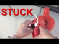 How to fix the Black And Decker Leaf Blower Switch Stuck MY WAY