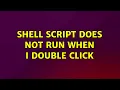Ubuntu Shell script does not run when I double click 2 Solutions
