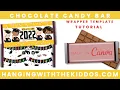 DIY How to make Chocolate Bar Wrappers Template with Canva Graduation Chocolate Candy Bar Wrappers
