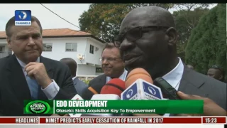 news across nigeria u s ambassador visits gov obaseki