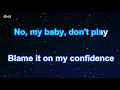 Finesse (Remix) feat. Cardi B - Bruno Mars Karaoke 【No Guide Melody】 Instrumental