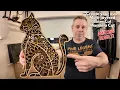 Laser Cut Multi-layered Mandala Cat