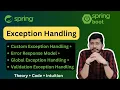 Exception Handling in Spring Boot Lec 24 Spring Framework Bootcamp